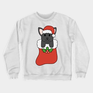 Christmas Black Chihuahua Stocking Crewneck Sweatshirt